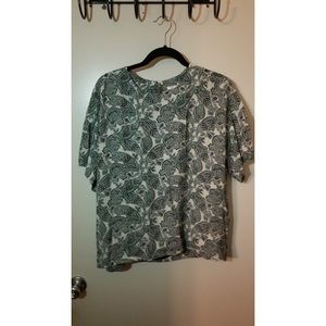 H&M paisley printed blouse